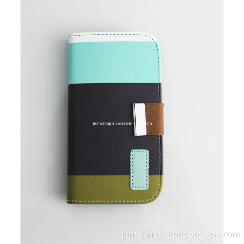 Mobile Phone Leather Case Coffee for Samsung S3 I9300